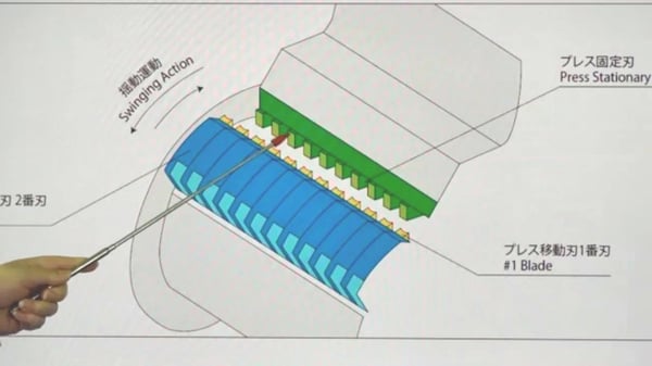 粒断機｜プレスカットの一枚一枚のサイズ｜樹脂不足の課題解決
