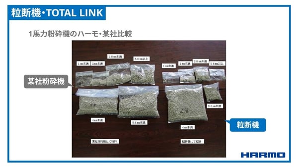1馬力粉砕機のハーモ・某社比較 (1) (1)
